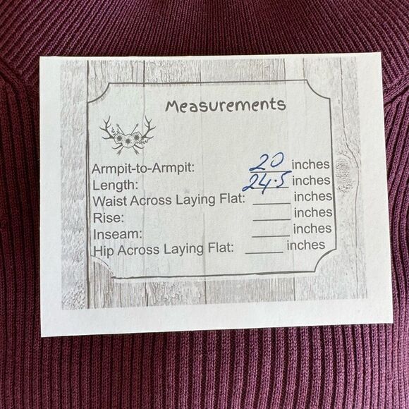 Coldwater Creek Mock Neck Trendy Burgundy Long Sleeves Silk  Blend SZ L #2322 - Picture 10 of 10